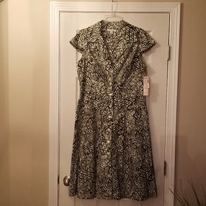 Multi-print dress